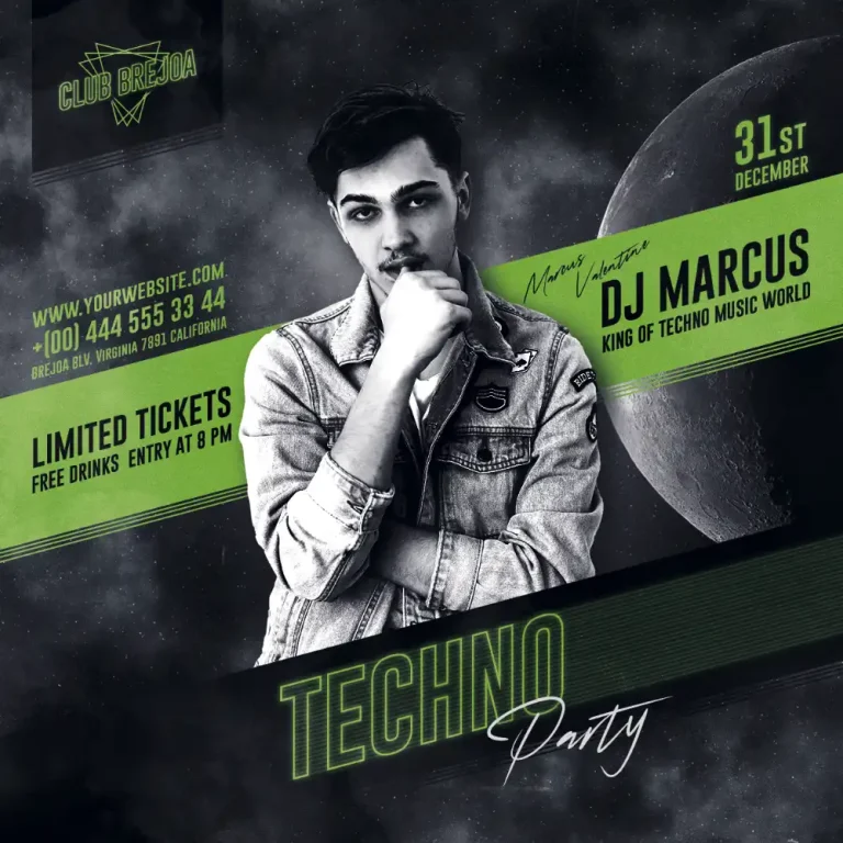 Free Club DJ Event Instagram Template