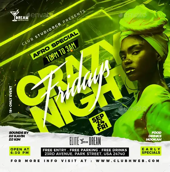 Club Nights Instagram Template