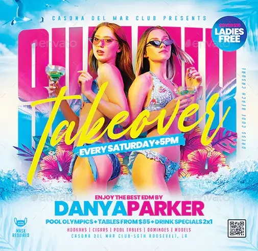 Summer Takeover Party Instagram Template