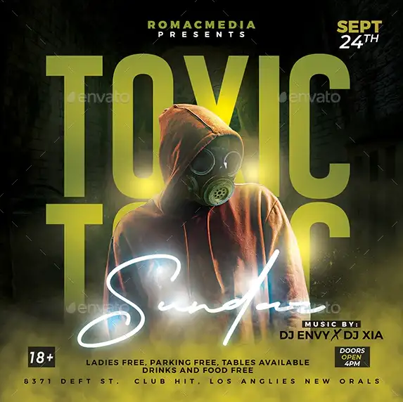 Toxic Halloween Instagram Template