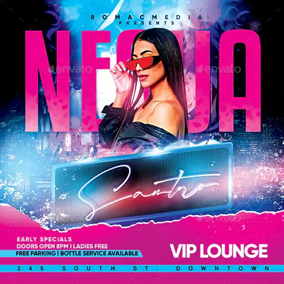 Club Party DJ Night Instagram Template