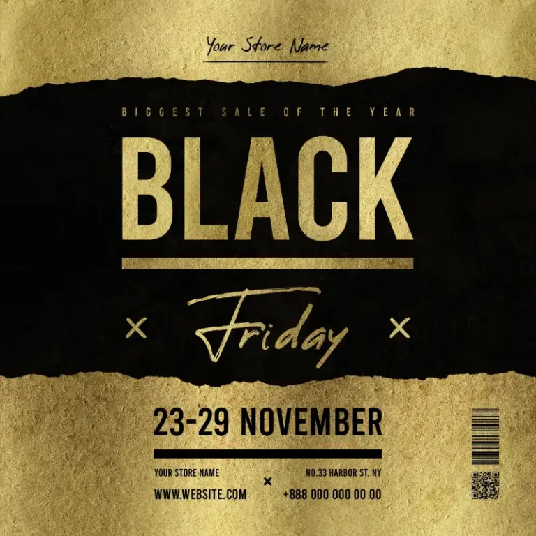 Elegant Black Friday Instagram Template