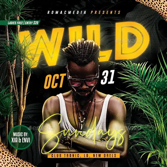 Wild Sunday Club Instagram Template