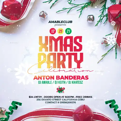 X-Mas Celebration Instagram Template
