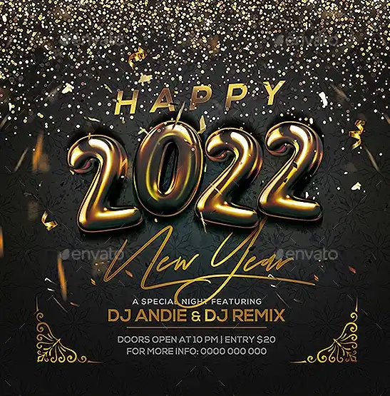 Happy 2022 New Year Instagram Template