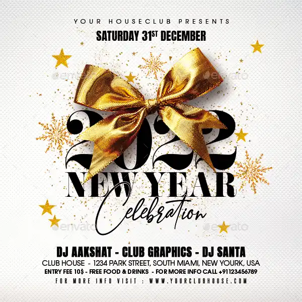 New Year Celebration Instagram Template