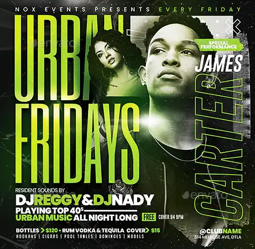 Urban Fridays Instagram Template