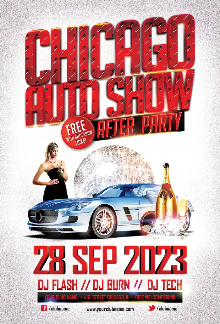 Car Show Flyer Template