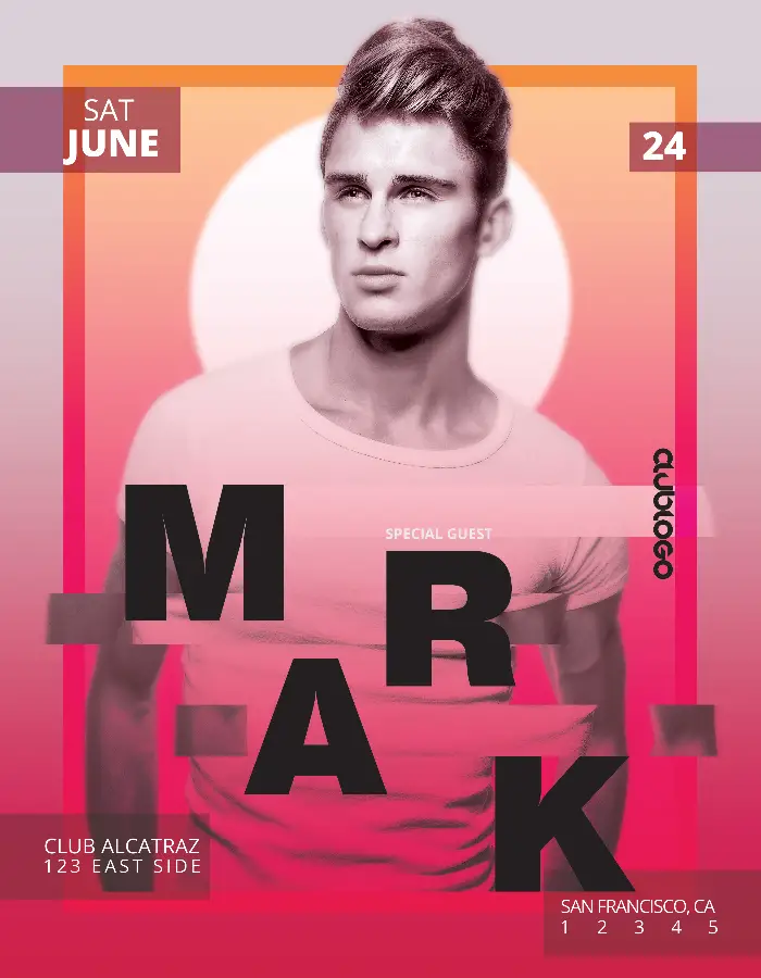 Club DJ Party Poster Template