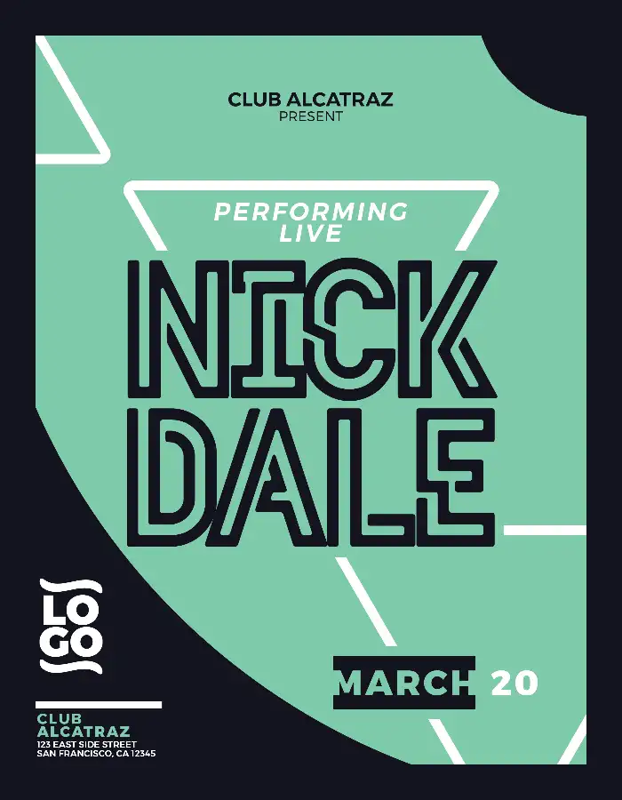 Electro DJ Poster Template
