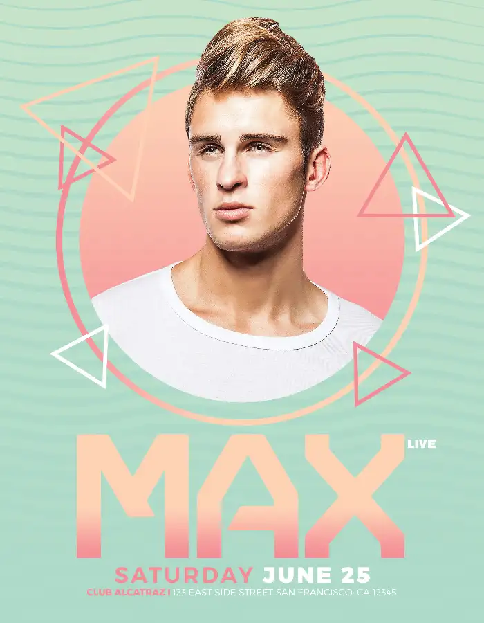 Electro DJ Poster Templates