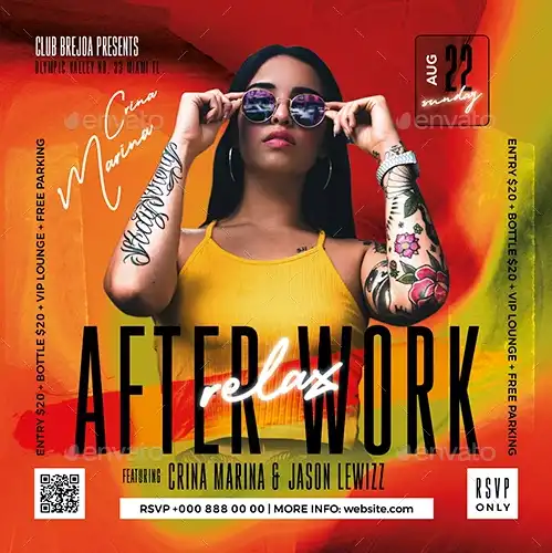 After Work Club Instagram Template
