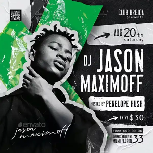 Hip Hop Music Event Instagram Template