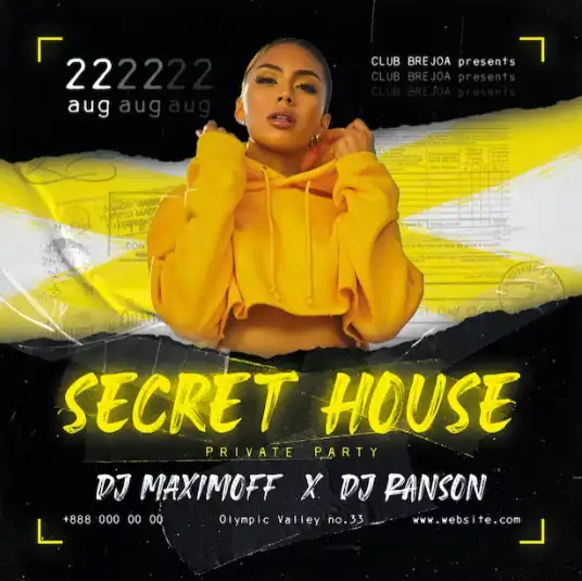 House Party Instagram Template