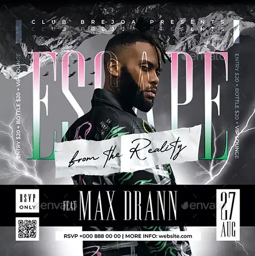 Weekend Club Flyer Template