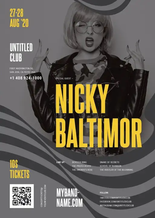 Concert/Band Poster Template