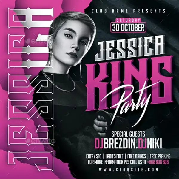 DJ Night Event Instagram Template