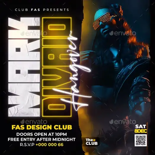 Night Party Instagram Template
