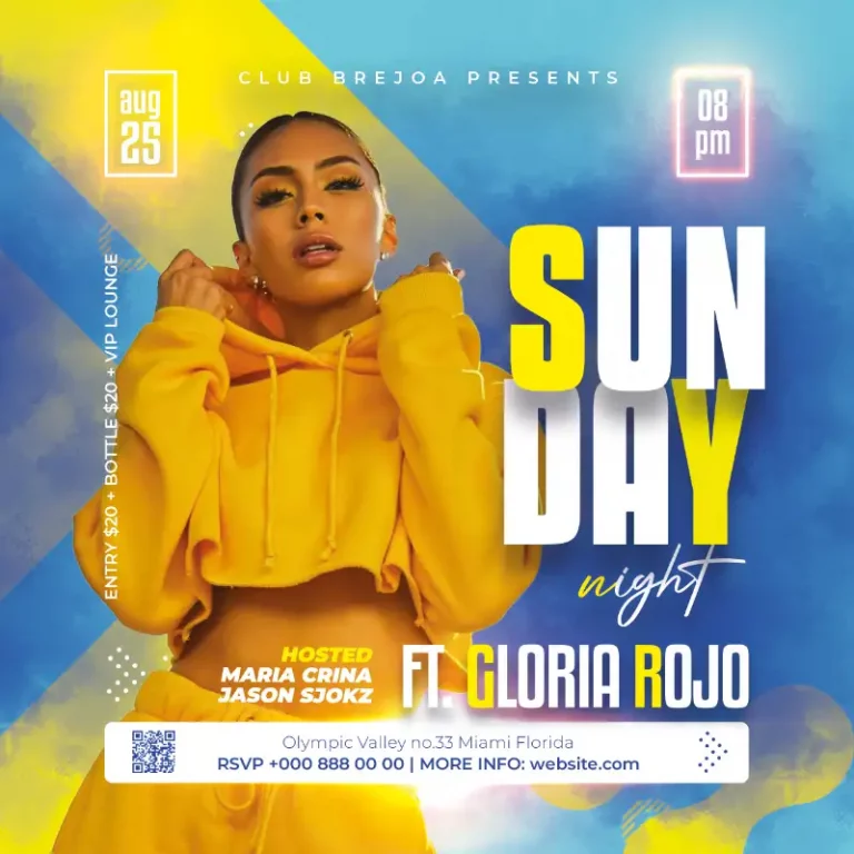 Sunday Club Free Instagram Template