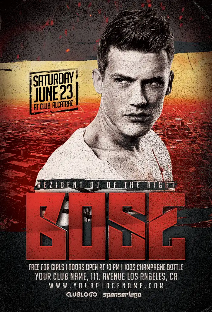 Alternative DJ Event Flyer Template
