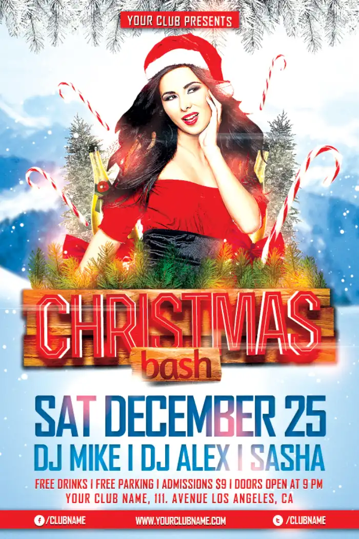 Christmas Bash Flyer Template