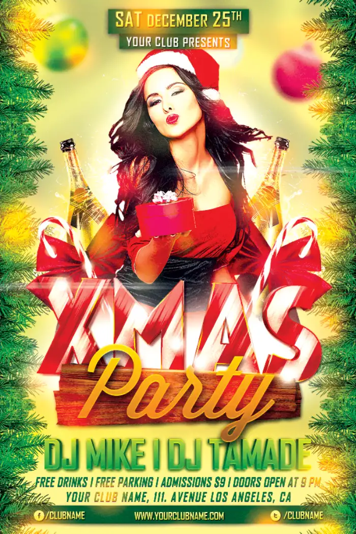 Christmas Event Flyer Template