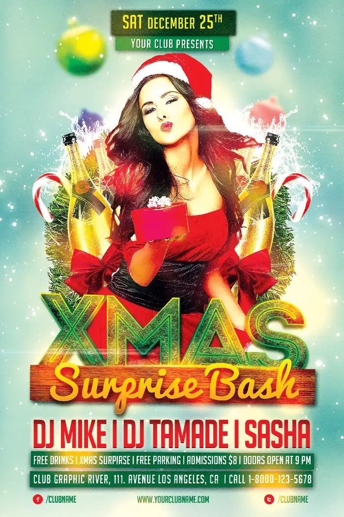 Christmas Surprise Flyer Template