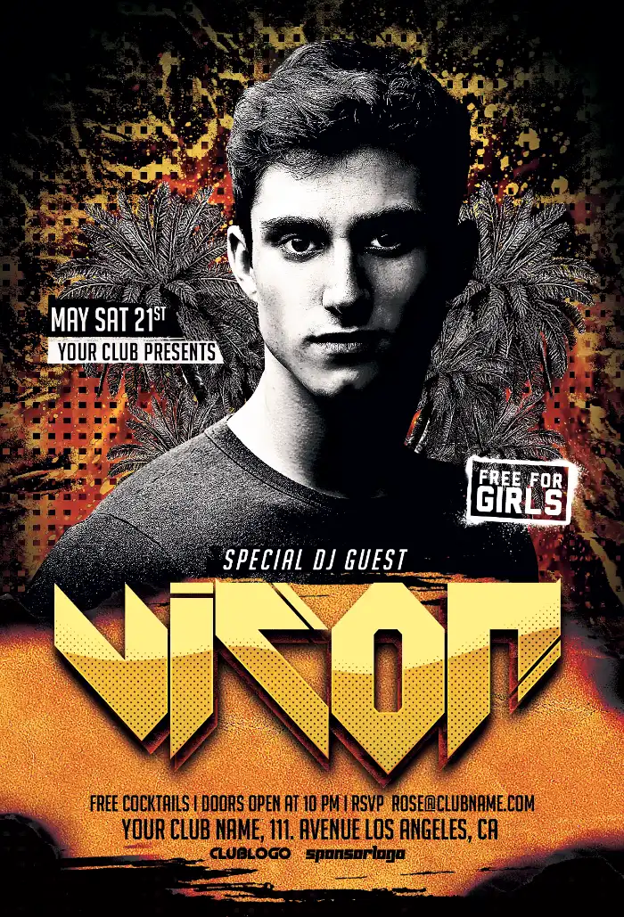 Club DJ Event Flyer Template