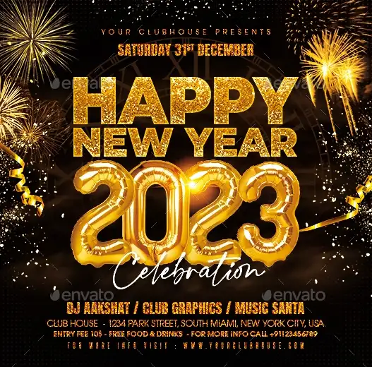 Happy New Year Instagram Template