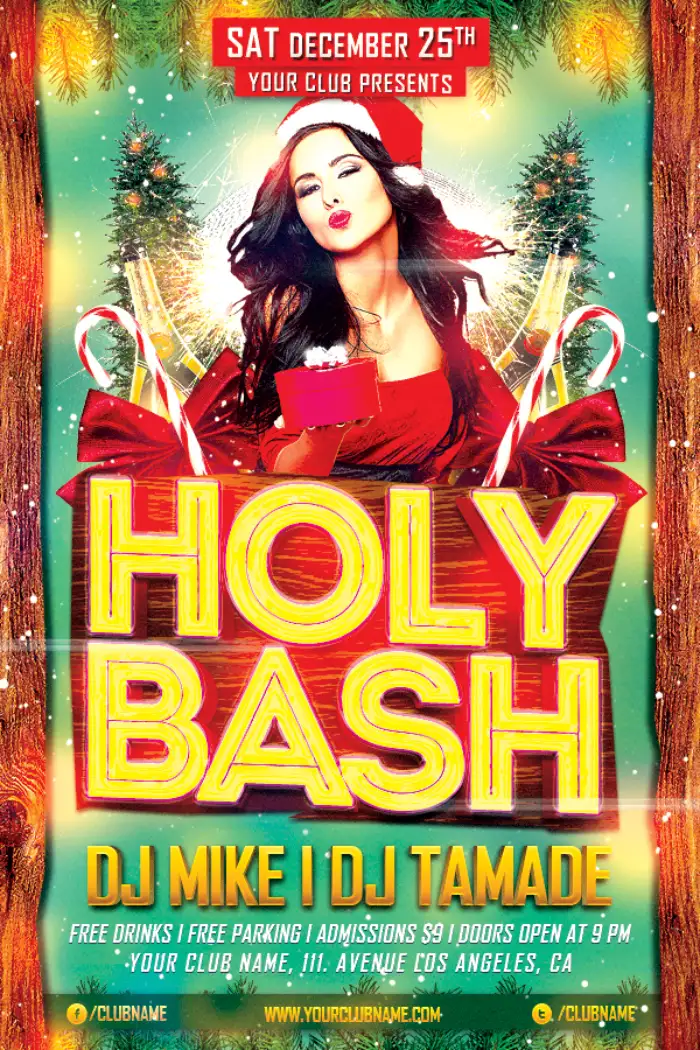 X-Mash Bash Party Flyer Template
