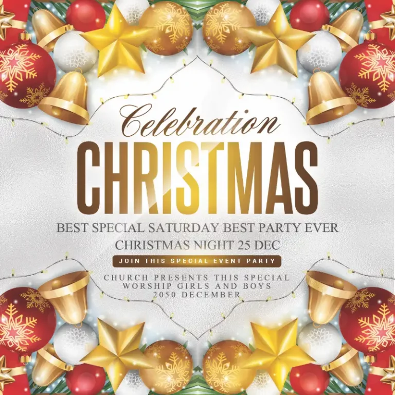 Christmas Invitation Free Instagram Template