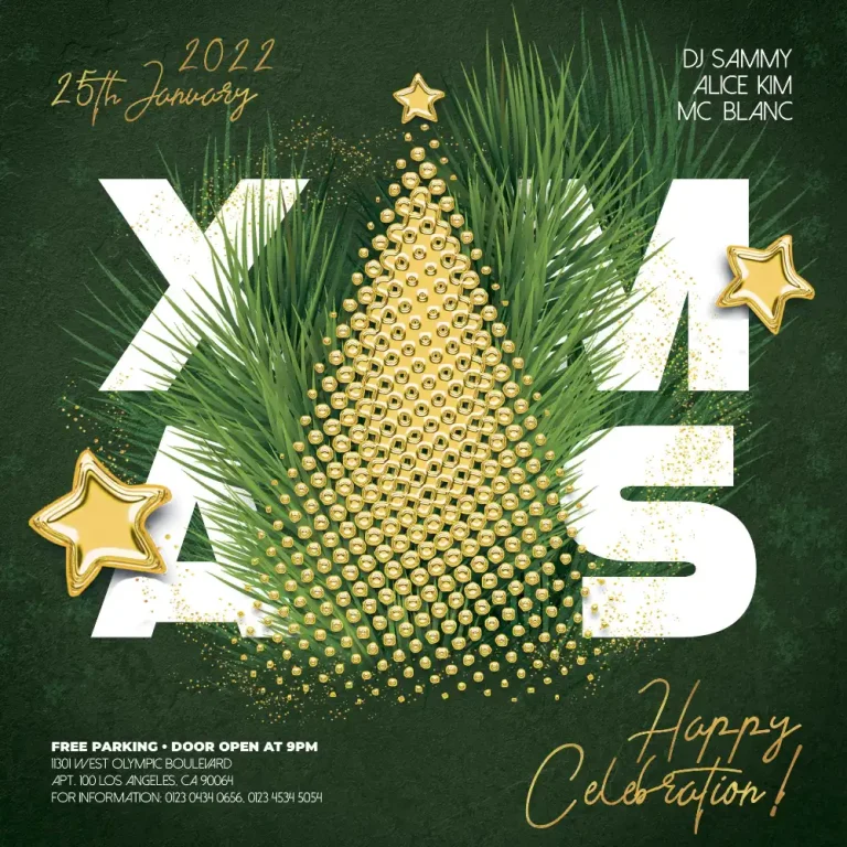 Merry Christmas Free Instagram Template