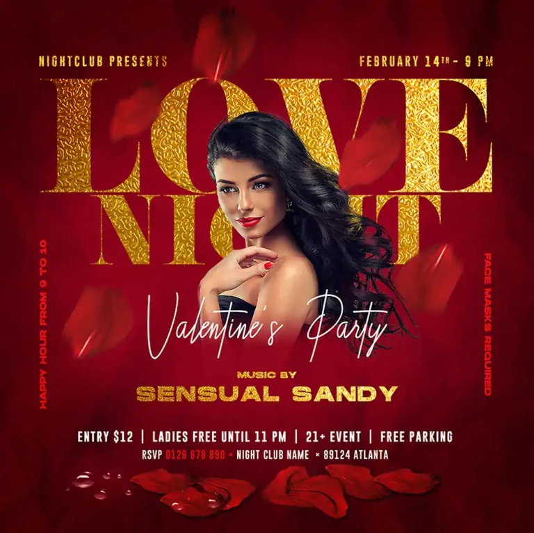 Valentine’s Day Party Instagram Template