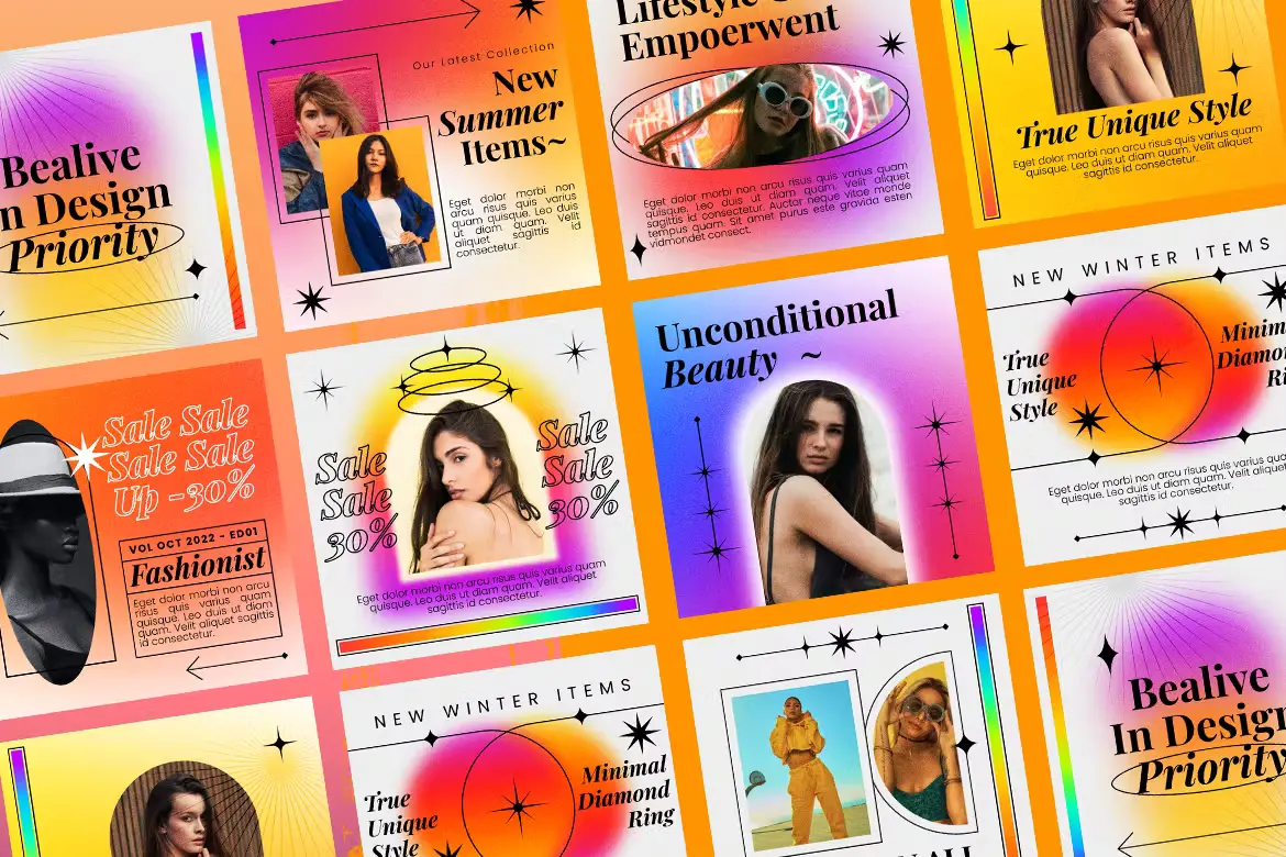 Fashion Instagram Post Template Pack