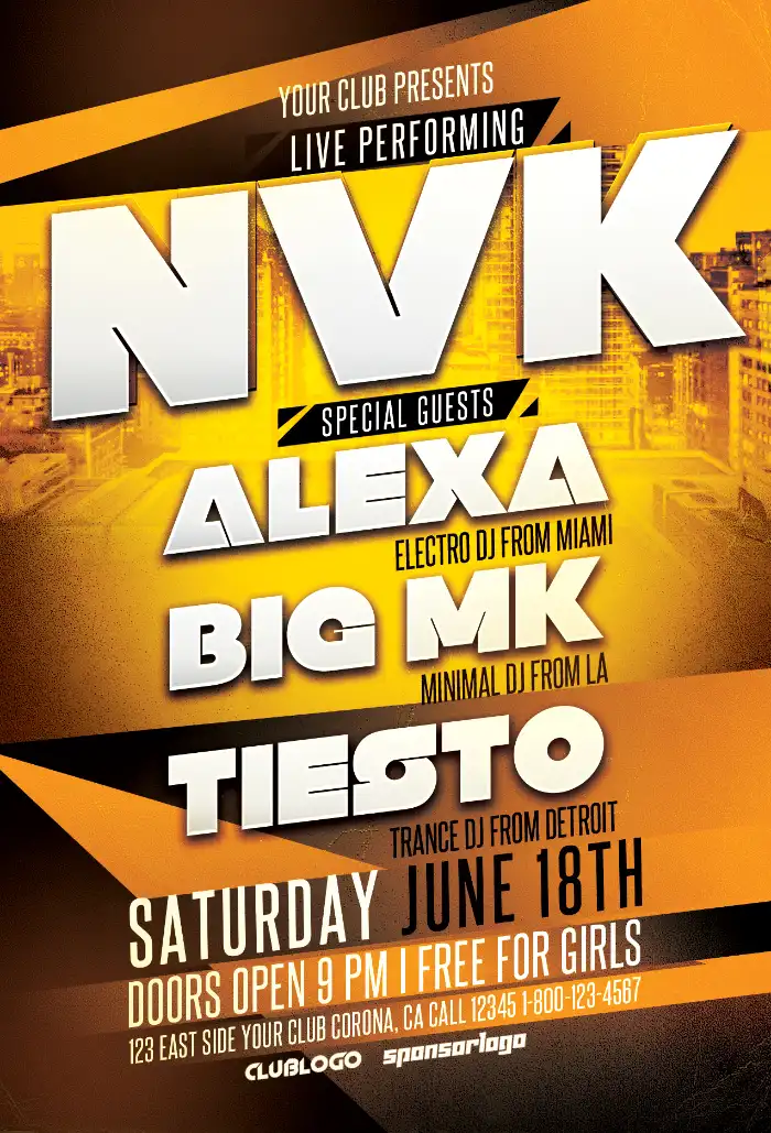 Free Festival Flyer Template