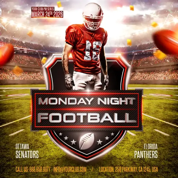 Free Super Bowl Event Instagram Template