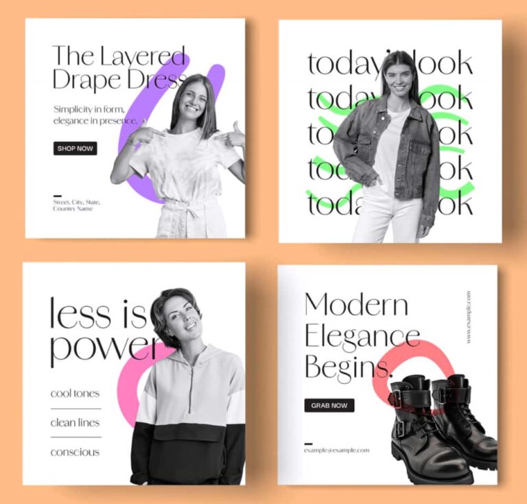 Social Media Post Set Template